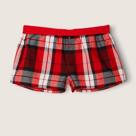 (L) Victoria’s Secret Plaid Flannel Pajama Shorts - Picture 13 of 13